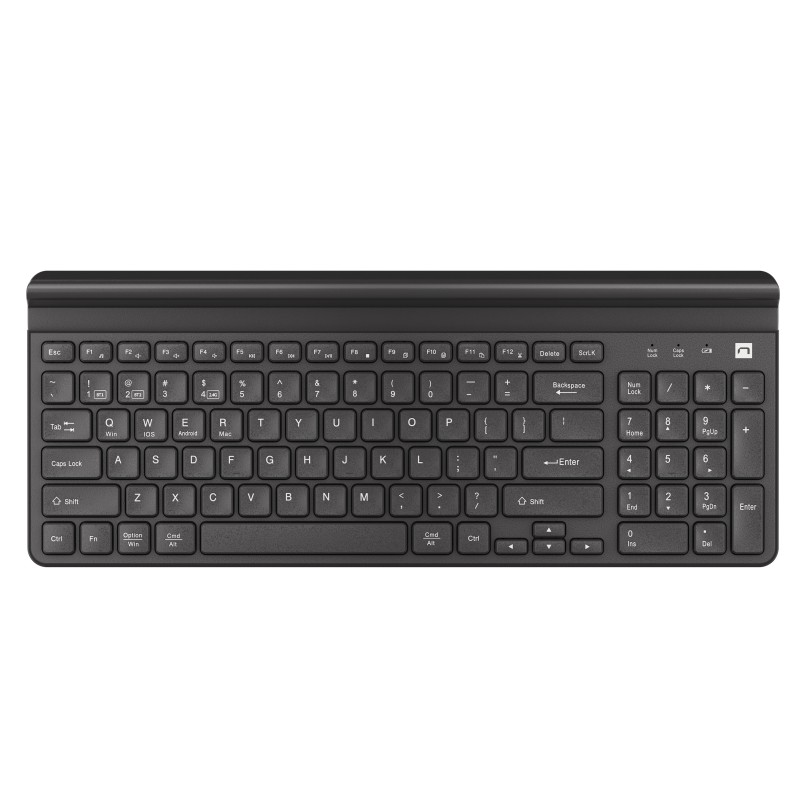 Natec FELIMARE Wireless Keyboard 2.4GHz+BT5.1 w/ Phone/Tablet Stand (Boxed) — Buy in Cyprus with Fast Delivery