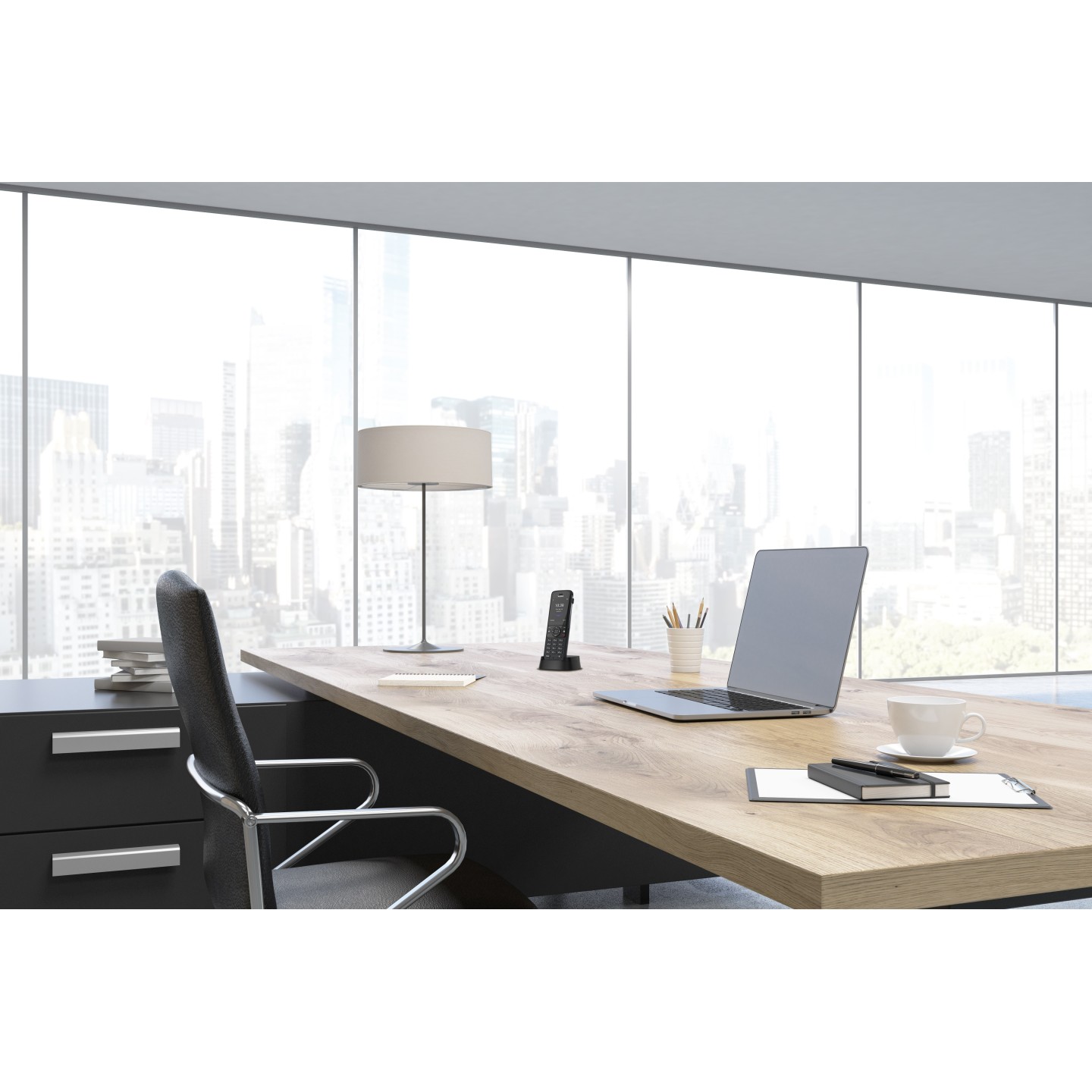 Yealink IP Phone Cordless DECT Base & W78H Handset - W78P - Bluetooth & Elegant Design — Buy in Cyprus with Fast Delivery