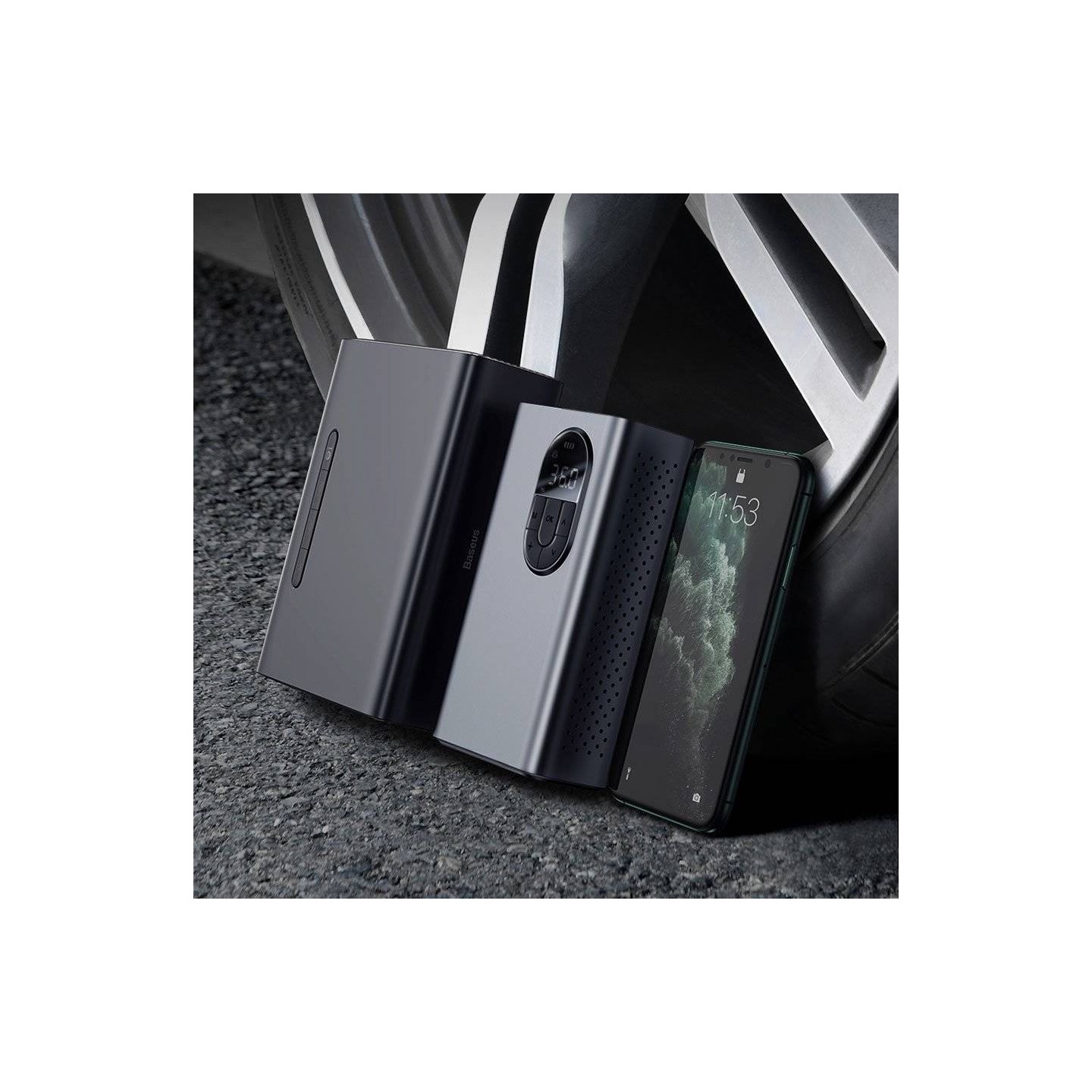 Baseus Car Inflator Pump - Wireless Energy Source — Buy in Cyprus with Fast Delivery