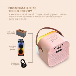 Buy SonicGear IOX Karaoke Portable Speaker - K200 - BT & Wireless Mic Pink in Cyprus, Nicosia, Limassol, Larnaka, Pafos