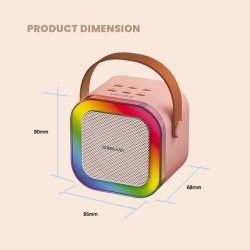 Buy SonicGear IOX Karaoke Portable Speaker - K200 - BT & Wireless Mic Pink in Cyprus, Nicosia, Limassol, Larnaka, Pafos