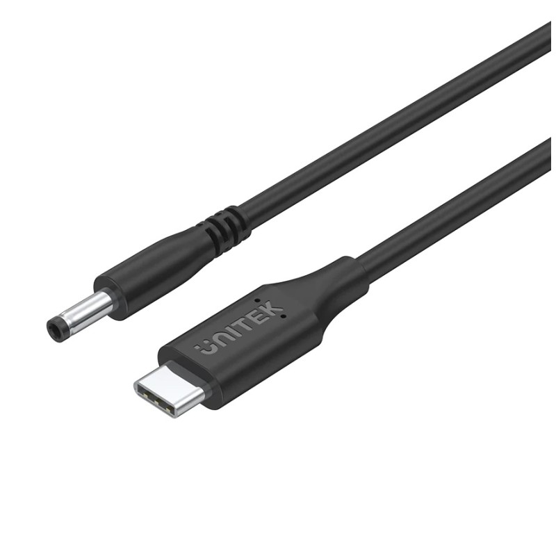 Buy Unitek UCL USB-C to DC Cable - C14118BK - 1.8m 65W for Lenovo 4.0x1.7mm in Cyprus, Nicosia, Limassol, Larnaka, Pafos