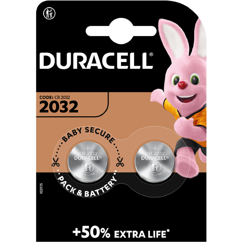 Buy Duracell Lithium Batteries Ultra - CR2032 - 2pcs in Cyprus, Nicosia, Limassol, Larnaka, Pafos