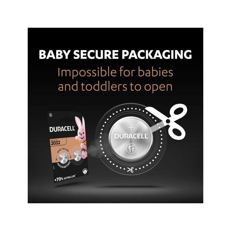 Buy Duracell Lithium Batteries Ultra - CR2032 - 2pcs in Cyprus, Nicosia, Limassol, Larnaka, Pafos