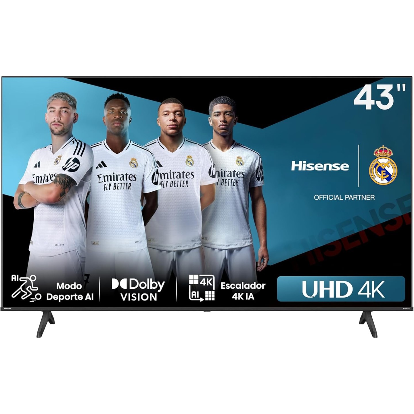 Hisense TV - 43A6N - 43'' 4K Smart LED TV Dolby — Buy in Cyprus with Fast Delivery