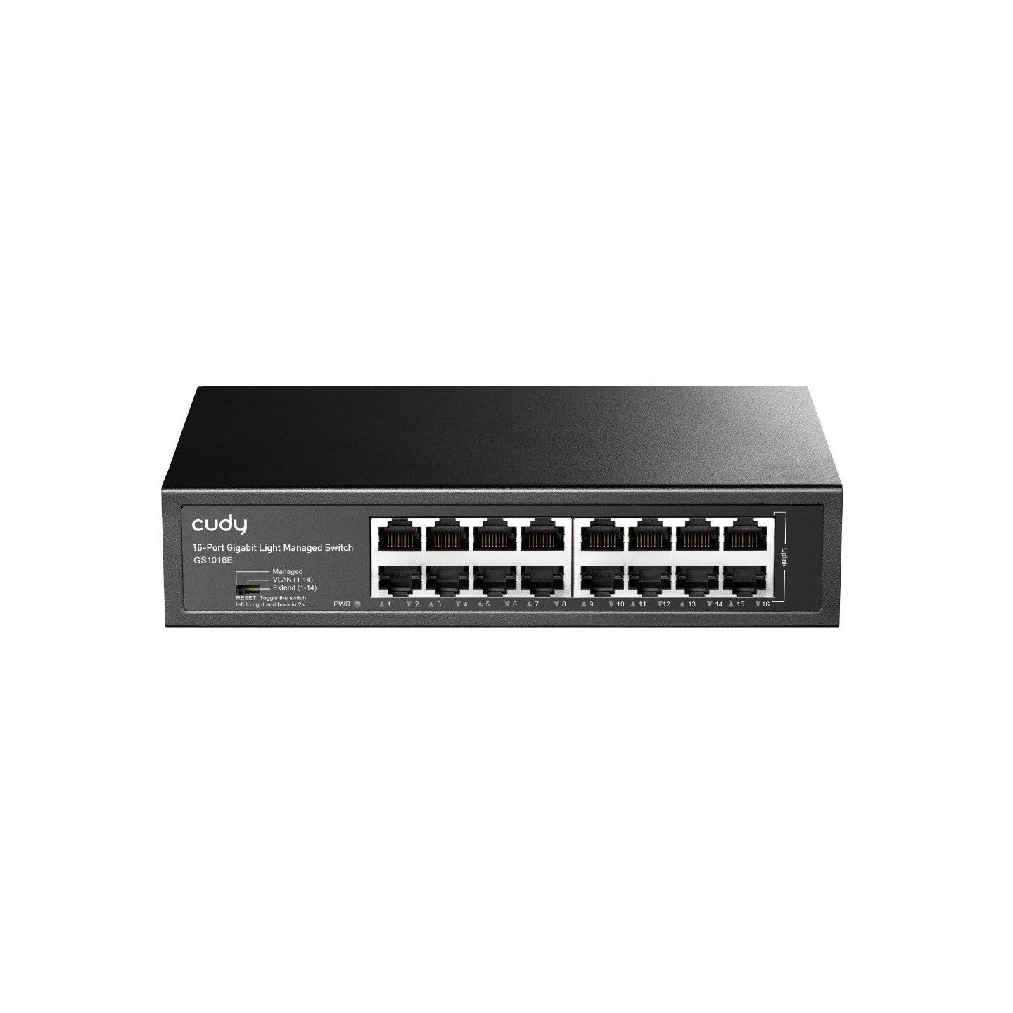 Cudy Switch - GS1016E - Gigabit Ethernet Light Managed 16-Port — Buy in Cyprus with Fast Delivery