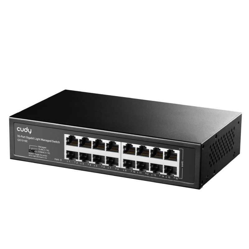 Cudy Switch - GS1016E - Gigabit Ethernet Light Managed 16-Port — Buy in Cyprus with Fast Delivery
