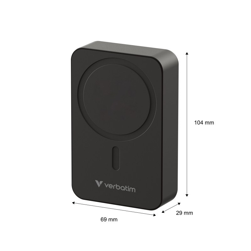 Buy Verbatim Wireless Magnetic Powerbank - Qi2 15W + 35W Wired Charging 20000mAH... in Cyprus, Nicosia, Limassol, Larnaka, Pafos