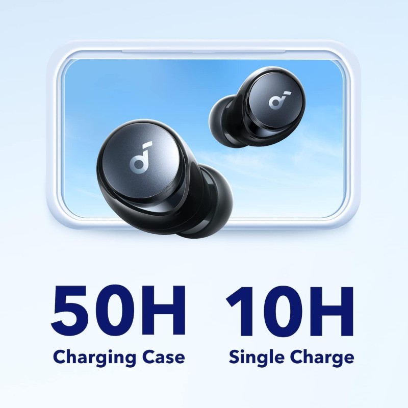 Buy Anker Soundcore TWS Earphones - Space A40 V.2 - HiRes ANC IPX4 Black in Cyprus, Nicosia, Limassol, Larnaka, Pafos