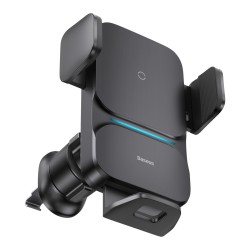 Buy Baseus Wisdom Auto Alignment Car Mount Wireless Charger Qi 15W - Auto Alignment in Cyprus, Nicosia, Limassol, Larnaka, Pafos