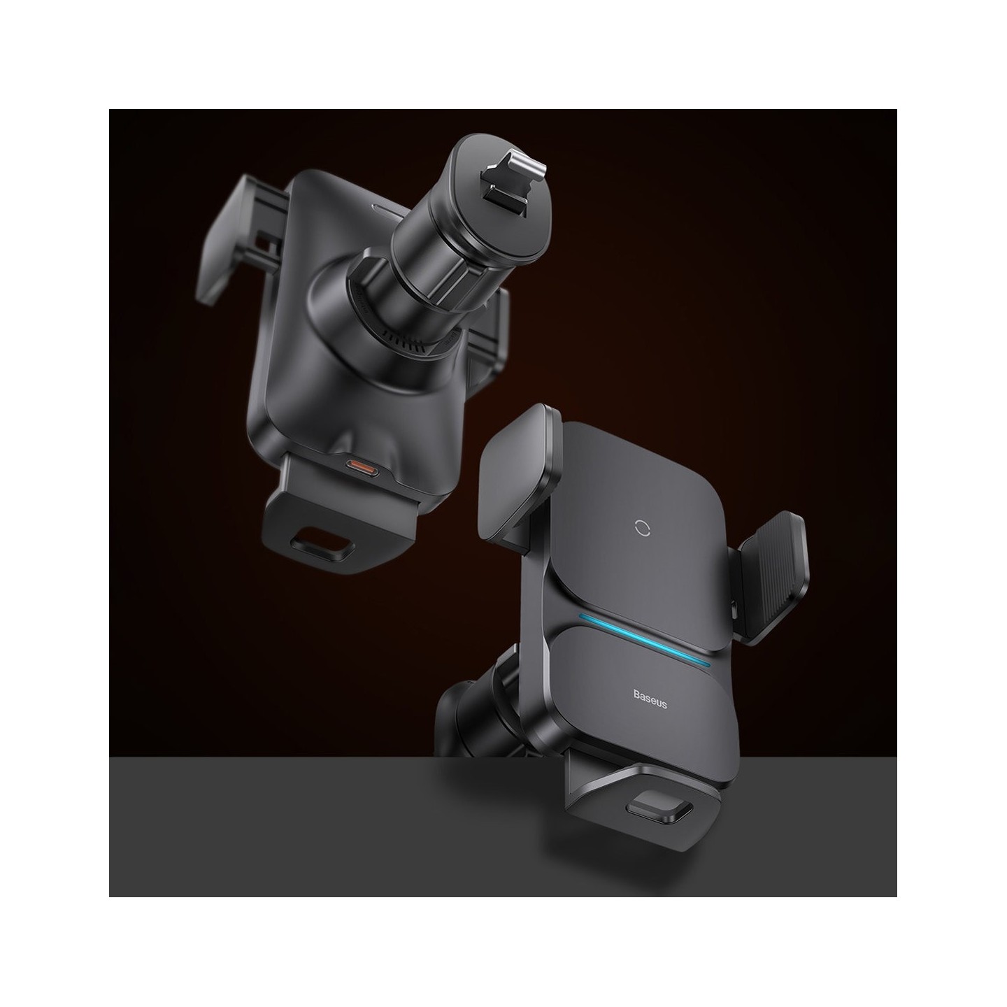 Baseus Wisdom Auto Alignment Car Mount Wireless Charger Qi 15W - Auto Alignment — Buy in Cyprus with Fast Delivery