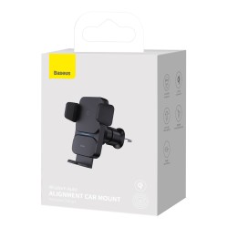 Buy Baseus Wisdom Auto Alignment Car Mount Wireless Charger Qi 15W - Auto Alignment in Cyprus, Nicosia, Limassol, Larnaka, Pafos