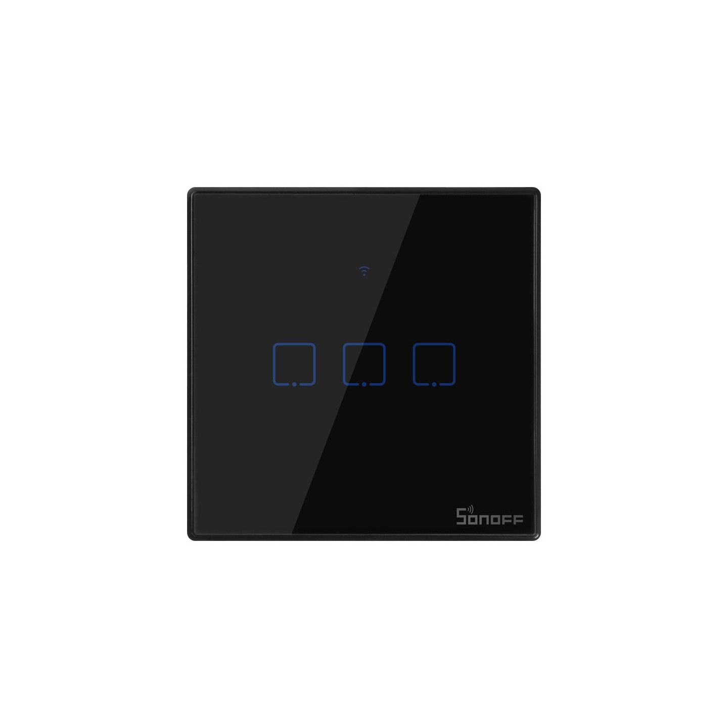 Sonoff WiFi Smart Wall Touch Switch Black - T3 UK 3C - Black — Buy in Cyprus with Fast Delivery