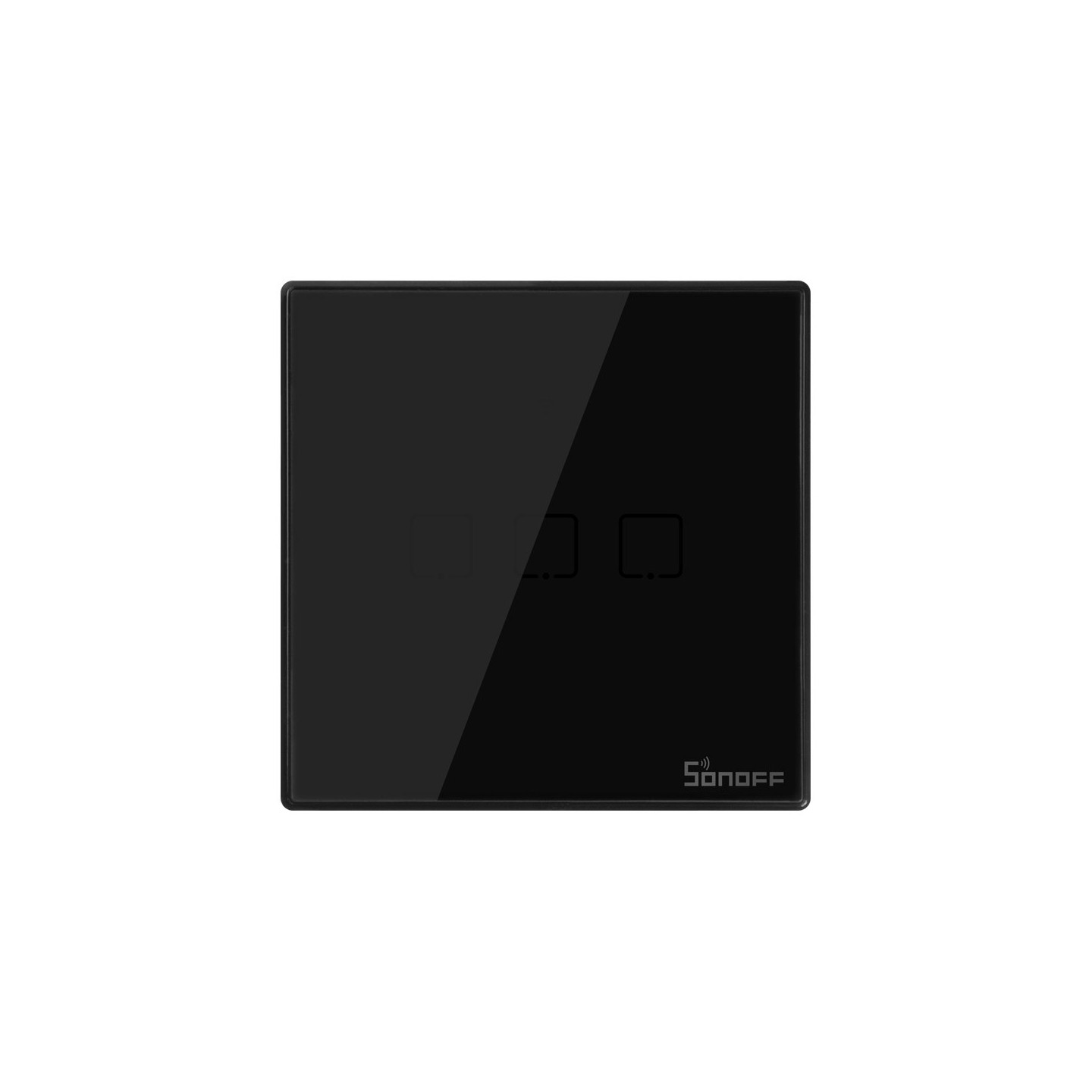 Sonoff WiFi Smart Wall Touch Switch Black - T3 UK 3C - Black — Buy in Cyprus with Fast Delivery