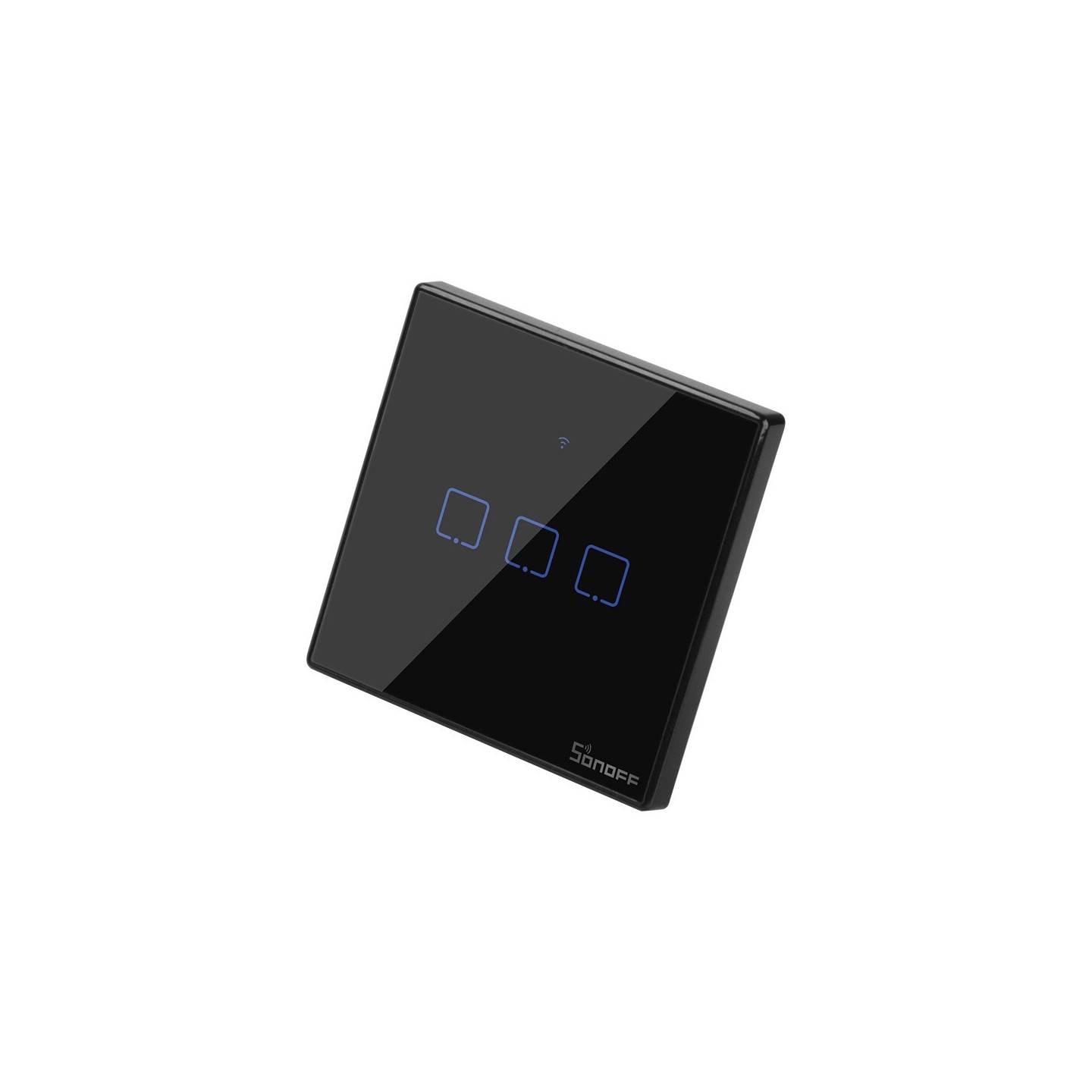 Sonoff WiFi Smart Wall Touch Switch Black - T3 UK 3C - Black — Buy in Cyprus with Fast Delivery