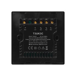 Buy Sonoff WiFi Smart Wall Touch Switch Black - T3 UK 3C - Black in Cyprus, Nicosia, Limassol, Larnaka, Pafos