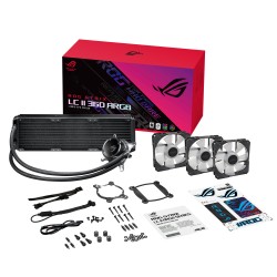 Buy ASUS CPU Liquid Cooler - LC II 360 ARGB - ROG STRIX, 3xFans in Cyprus, Nicosia, Limassol, Larnaka, Pafos