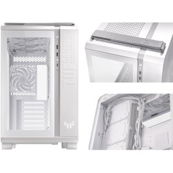 Buy ASUS Gaming Case - GT502 PLUS - Full ATX TG 4xARGB Fans White in Cyprus, Nicosia, Limassol, Larnaka, Pafos