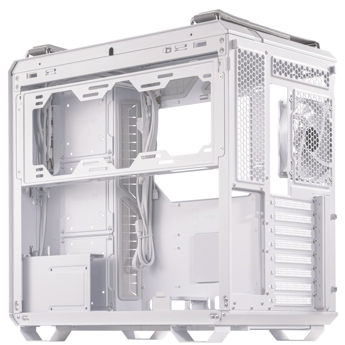 ASUS TUF Gaming GT502 PLUS Mid Tower ATX Case 4x ARGB Fans Tempered Glass White (Boxed) — Buy in Cyprus with Fast Delivery