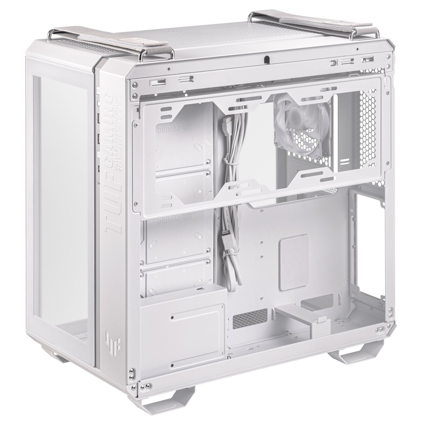 ASUS TUF Gaming GT502 PLUS Mid Tower ATX Case 4x ARGB Fans Tempered Glass White (Boxed) — Buy in Cyprus with Fast Delivery