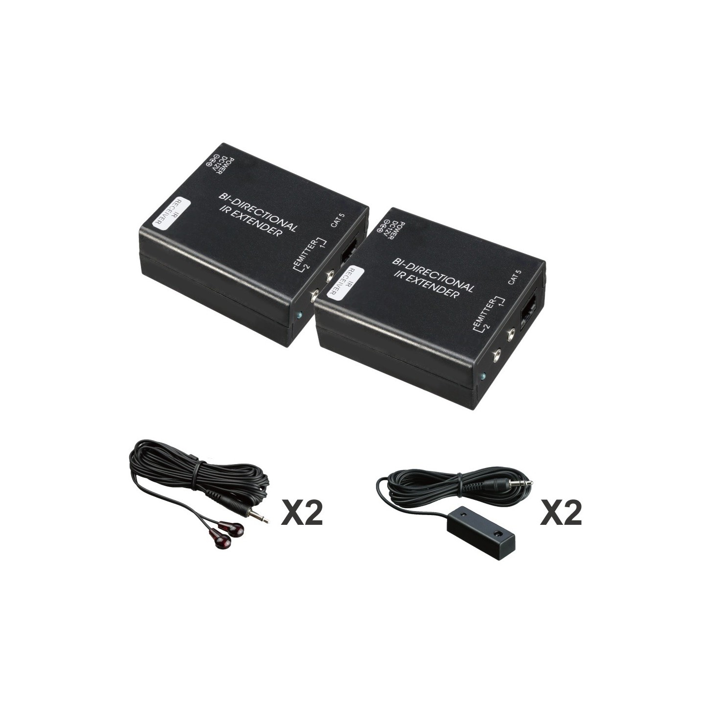 DigitMX BiDirectional IR Extender Kit over CAT5 - DMX-IREXT1 - BiDirectional IR Extender Kit over CAT5