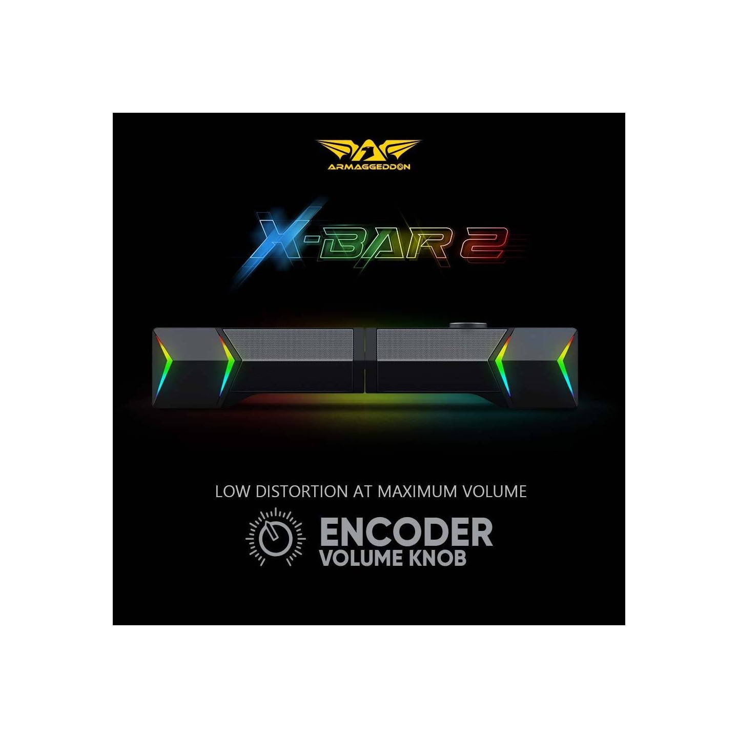 Armaggeddon SoundBar - X-Bar 2 - Detachable Gaming Stereo SoundBar — Buy in Cyprus with Fast Delivery