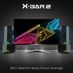 Buy Armaggeddon SoundBar - X-Bar 2 - Detachable Gaming Stereo SoundBar in Cyprus, Nicosia, Limassol, Larnaka, Pafos