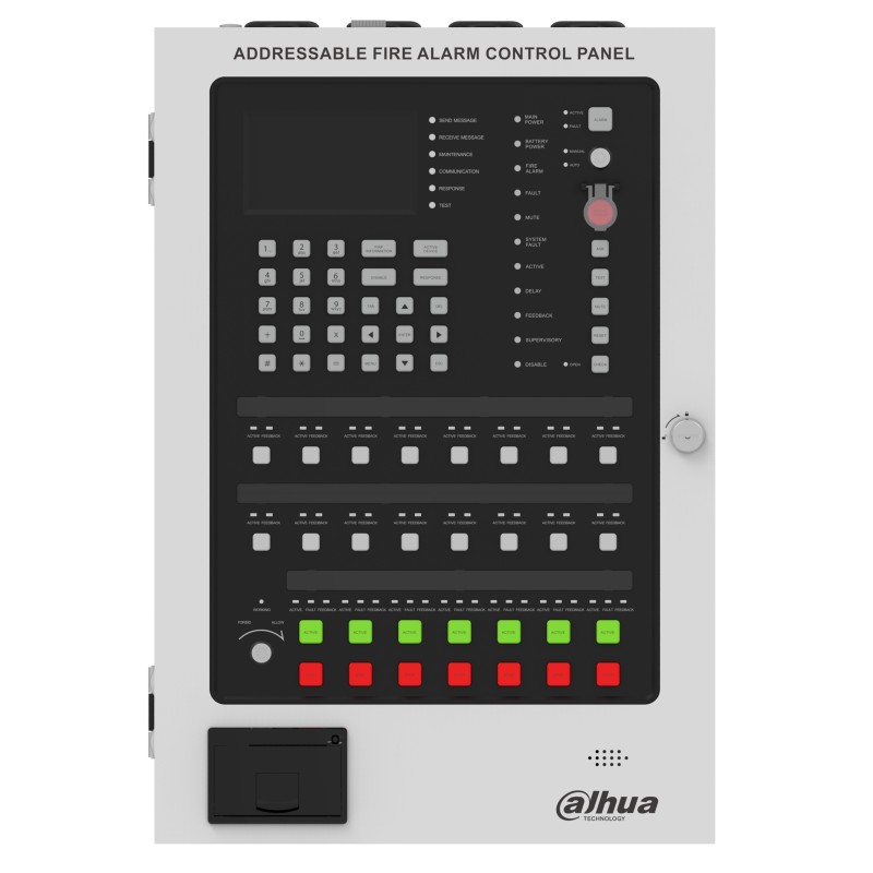 Buy Dahua Addressable Fire Alarm Control Panel - HY-1022R-AB - 1 Loop-254 Devices in Cyprus, Nicosia, Limassol, Larnaka, Pafos