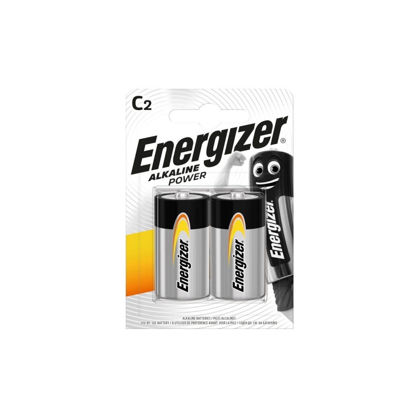 Energizer Alkaline Power C Batteries - 2pcs — Buy in Cyprus with Fast Delivery