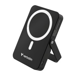 Buy Verbatim Powerbank - 32264 - Wireless Magnetic 10000 with Stand Black in Cyprus, Nicosia, Limassol, Larnaka, Pafos