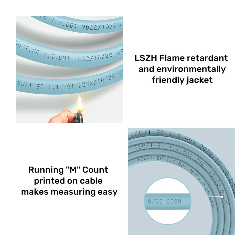 Buy Unitek Network Cable - C18122BL - CAT7 S FTP CPR LSZH 23AWG 305m Blue in Cyprus, Nicosia, Limassol, Larnaka, Pafos