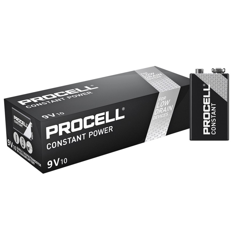 Buy Duracell Procell Industrial Batteries - 9V - Box of 10pcs in Cyprus, Nicosia, Limassol, Larnaka, Pafos