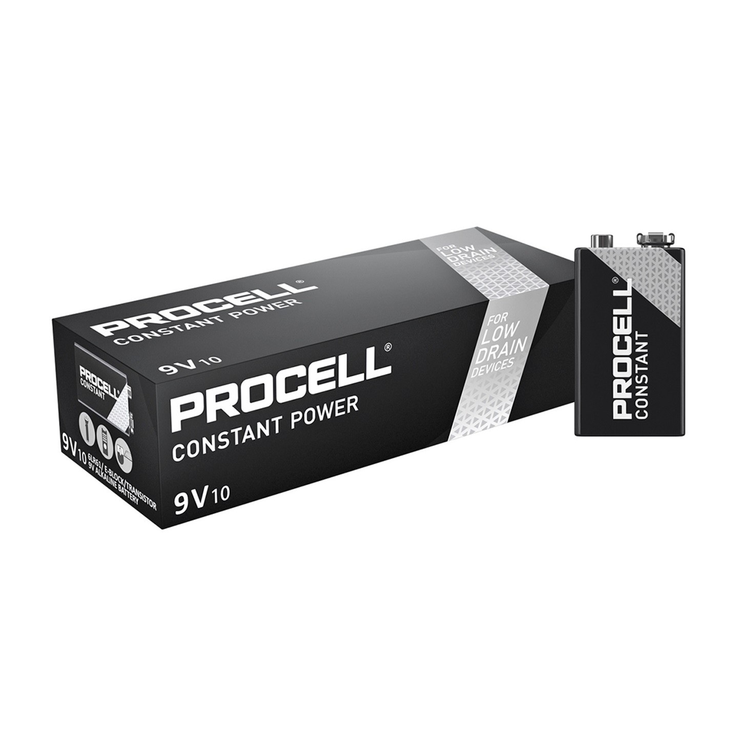Duracell Procell Industrial Batteries - 9V - Box of 10pcs — Buy in Cyprus with Fast Delivery