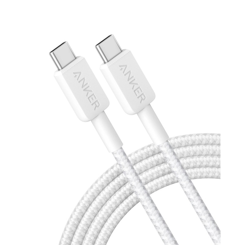 Buy Anker Mobile Cable USB-C to USB-C - 322 - 1.8m White in Cyprus, Nicosia, Limassol, Larnaka, Pafos