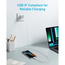 Buy Anker Mobile Cable USB-C to USB-C - 322 - 1.8m White in Cyprus, Nicosia, Limassol, Larnaka, Pafos