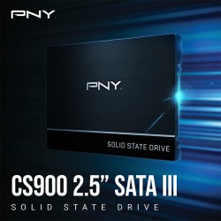 PNY CS900 1TB 2.5" SATA III SSD - 535 MB/s - SSD7CS900-1TB-RB (Boxed) — Buy in Cyprus with Fast Delivery