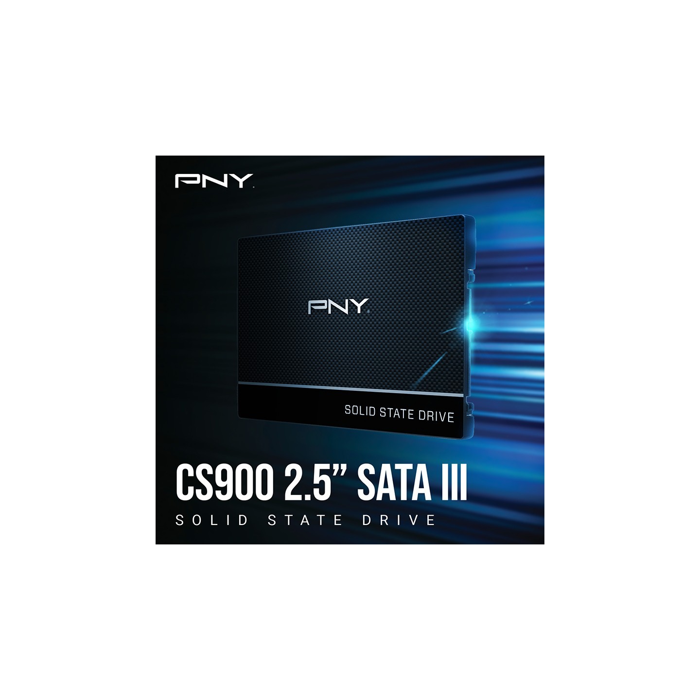 PNY CS900 1TB 2.5" SATA III SSD - 535 MB/s - SSD7CS900-1TB-RB (Boxed) — Buy in Cyprus with Fast Delivery