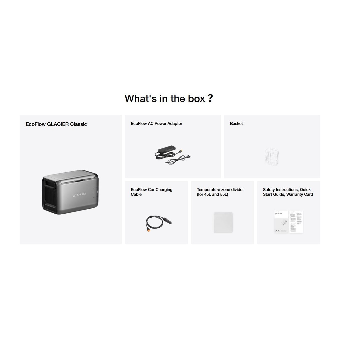 EcoFlow Portable Solar Fridge - GLACIER 55L - (UK) not including battery — Buy in Cyprus with Fast Delivery