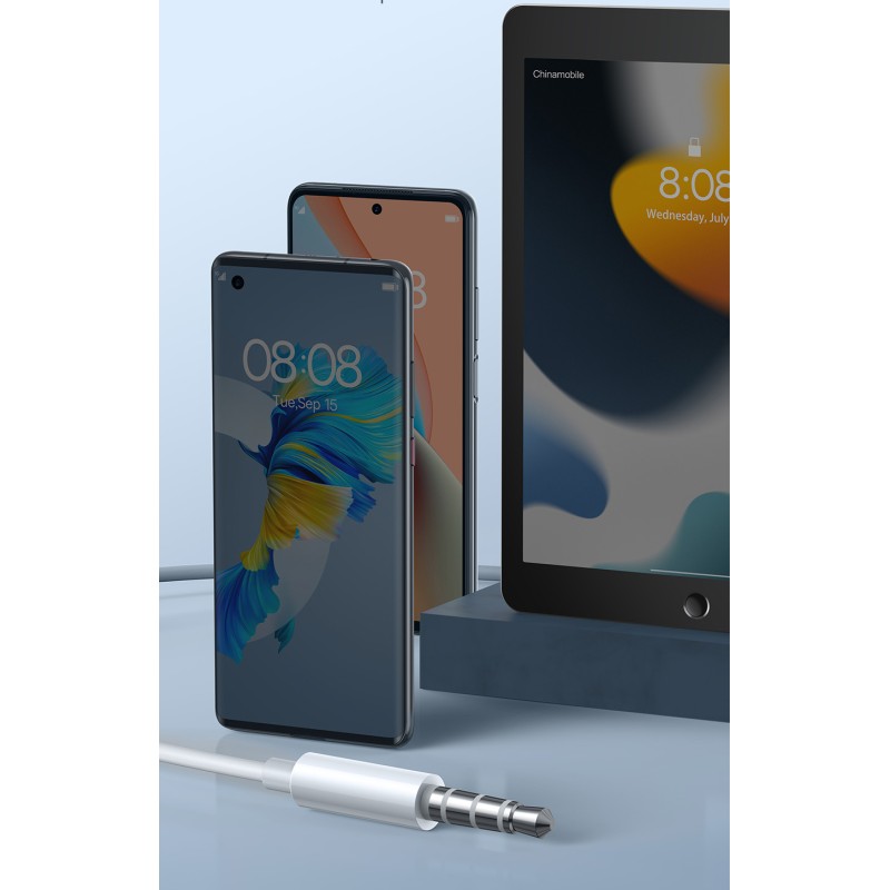 Buy Baseus Headphones In Ear Wired 3.5mm - H17 - White in Cyprus, Nicosia, Limassol, Larnaka, Pafos