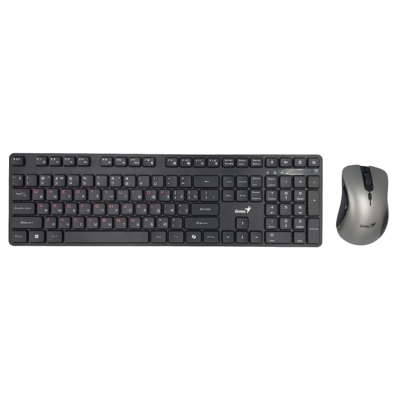 Genius KM-8216S Wireless AI Copilot Keyboard-Mouse Set Russian (Boxed) — Buy in Cyprus with Fast Delivery