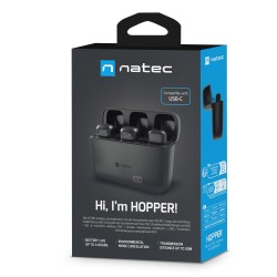 Buy Natec Wireless Wearable Microphones for Content Creators - USB-C HOPPER LAVA... in Cyprus, Nicosia, Limassol, Larnaka, Pafos