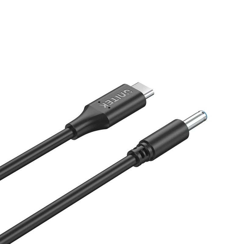 Buy Unitek UCL USB-C to DC Cable 1.8m 65W for HP 4.5x3.0mm - C14117BK - 1.8m 65W... in Cyprus, Nicosia, Limassol, Larnaka, Pafos