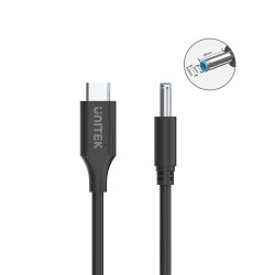 Buy Unitek UCL USB-C to DC Cable 1.8m 65W for HP 4.5x3.0mm - C14117BK - 1.8m 65W... in Cyprus, Nicosia, Limassol, Larnaka, Pafos