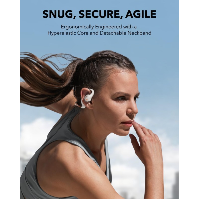 Buy Anker Soundcore TWS Earphones - AeroFit PRO - Open Air White in Cyprus, Nicosia, Limassol, Larnaka, Pafos