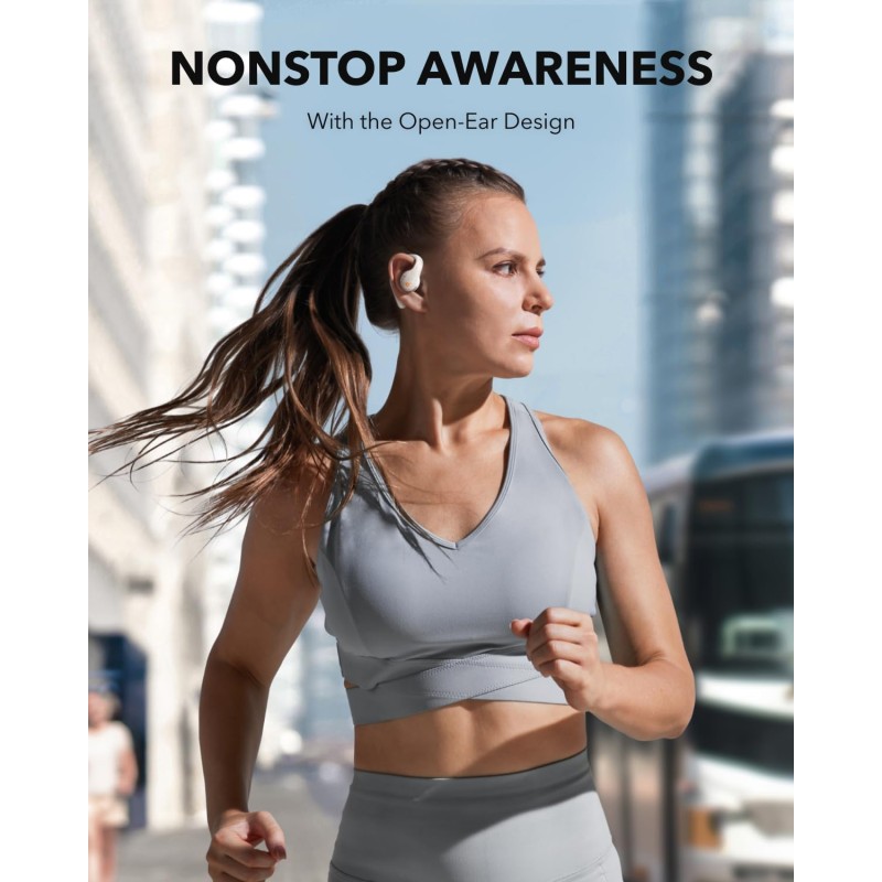 Buy Anker Soundcore TWS Earphones - AeroFit PRO - Open Air White in Cyprus, Nicosia, Limassol, Larnaka, Pafos