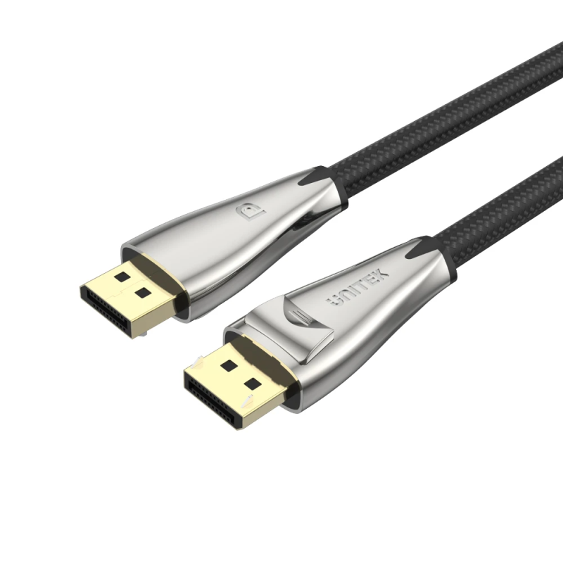 Buy Unitek DisplayPort Cable - C1606BNI - DisplayPort V1.4 Cable 8K60Hz 1m Silver in Cyprus, Nicosia, Limassol, Larnaka, Pafos