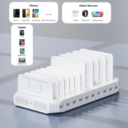 Unitek Charge Station 60W 10-Port 10x2.4A - Y-2190D - 60W 10-Port 10x2.4A — Buy in Cyprus with Fast Delivery