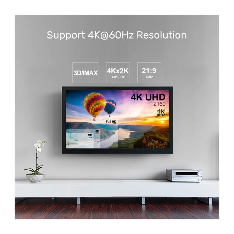 Buy Unitek HC Ultrapro ActiveOptical HDMI 2.0 70.0m - Y-C1035BK - HDMI 2.0, 70.0... in Cyprus, Nicosia, Limassol, Larnaka, Pafos