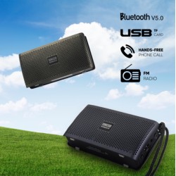 Buy SonicGear SONICGO! - RDO30-X - Portable BT FM USB Speaker Gray in Cyprus, Nicosia, Limassol, Larnaka, Pafos