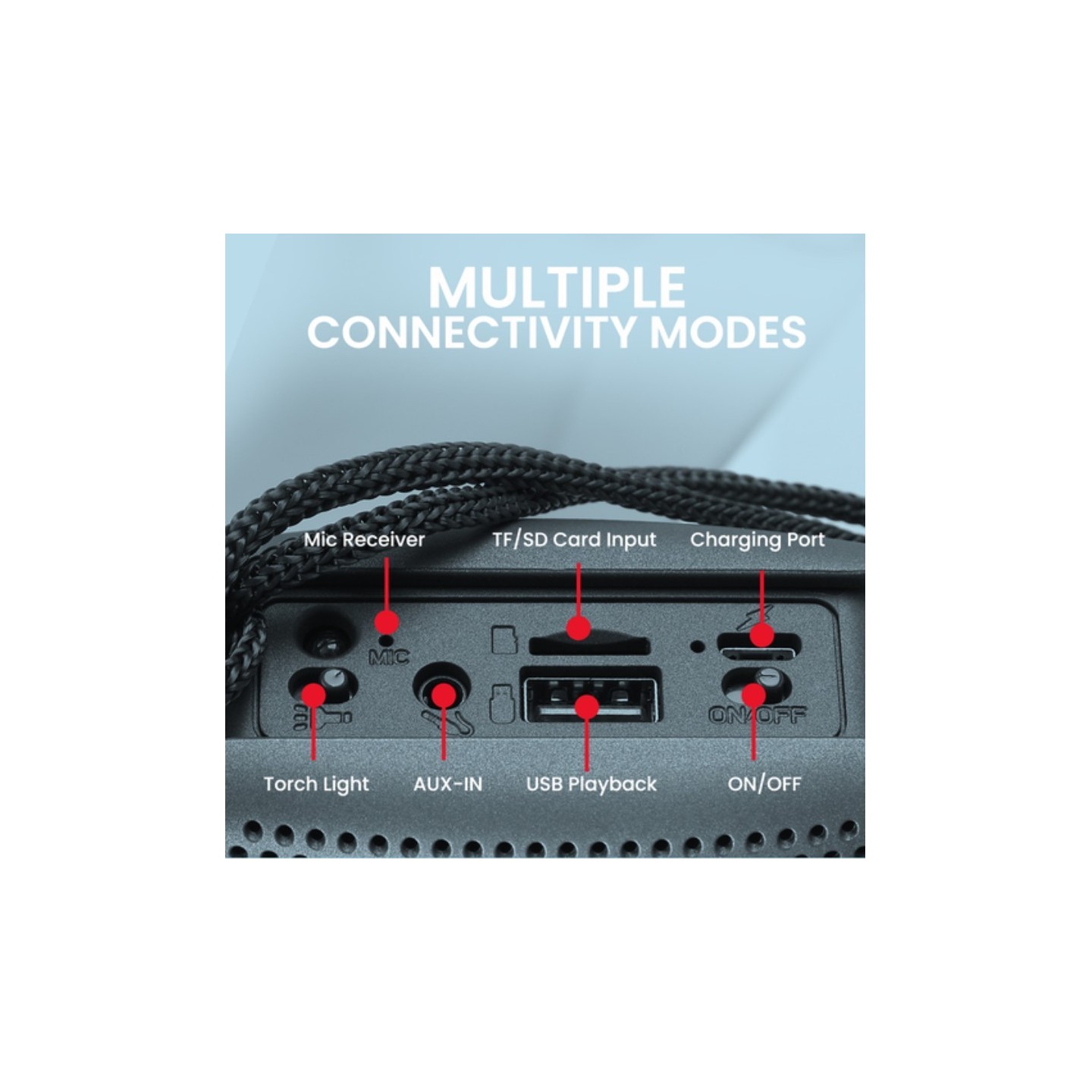 SonicGear SONICGO! - RDO30-X - Portable BT FM USB Speaker Gray — Buy in Cyprus with Fast Delivery